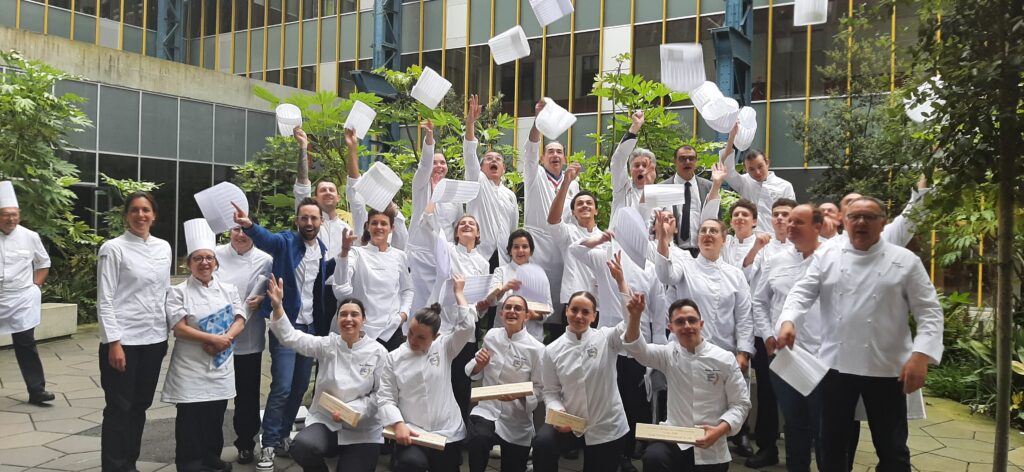 Les participants au Concours Général des Métiers cuisine